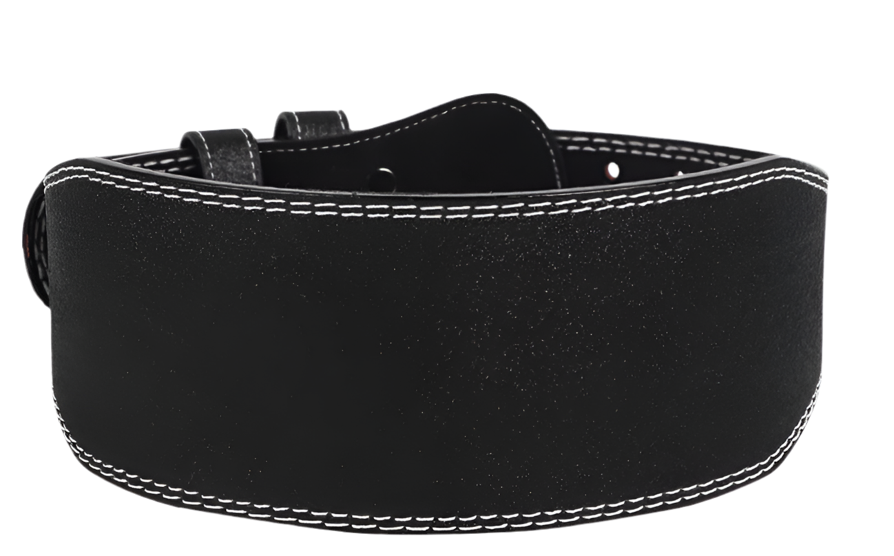 Třpytivý kožený opasek na posilování