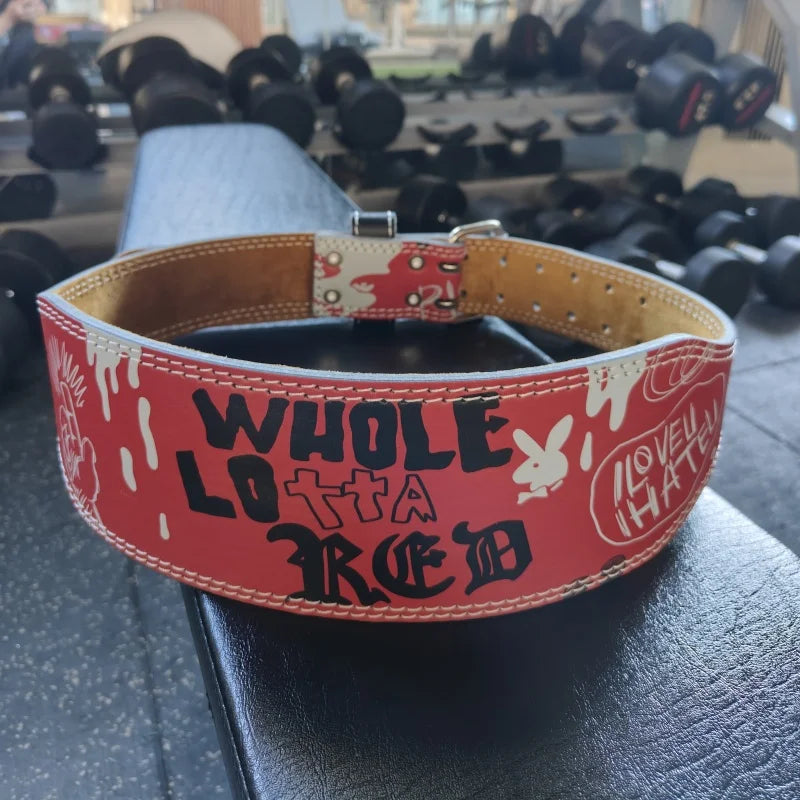 Powerlifting Belt Graffity Red