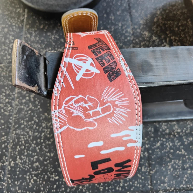 Powerlifting Belt Graffity Red