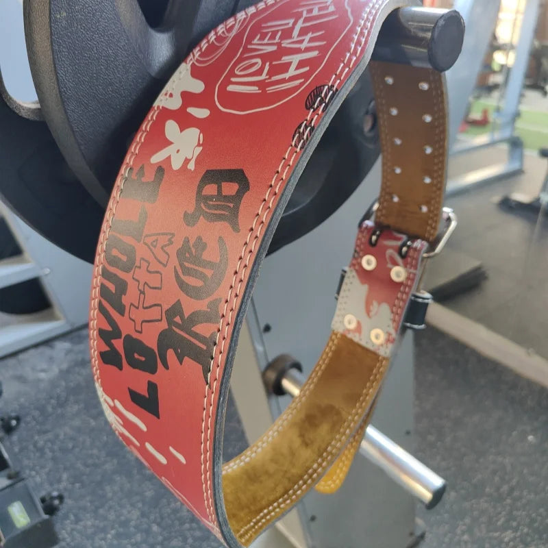 Powerlifting Belt Graffity Red