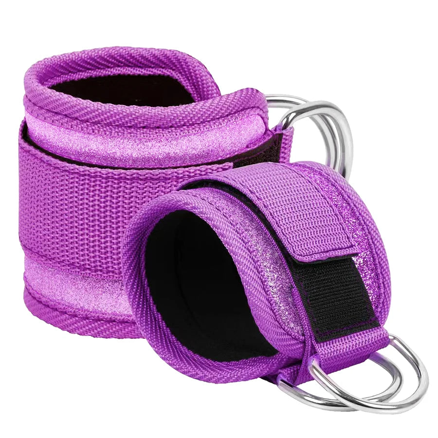 DianaGlow Ankle Straps - Třpytivé kotníkové pásy pro fitness