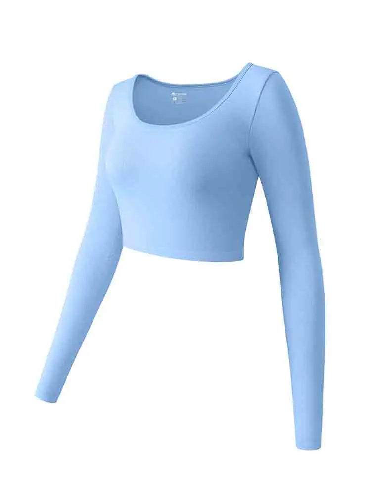 Dámský sportovní top s dlouhým rukávem – Seamless Yoga Long Sleeve