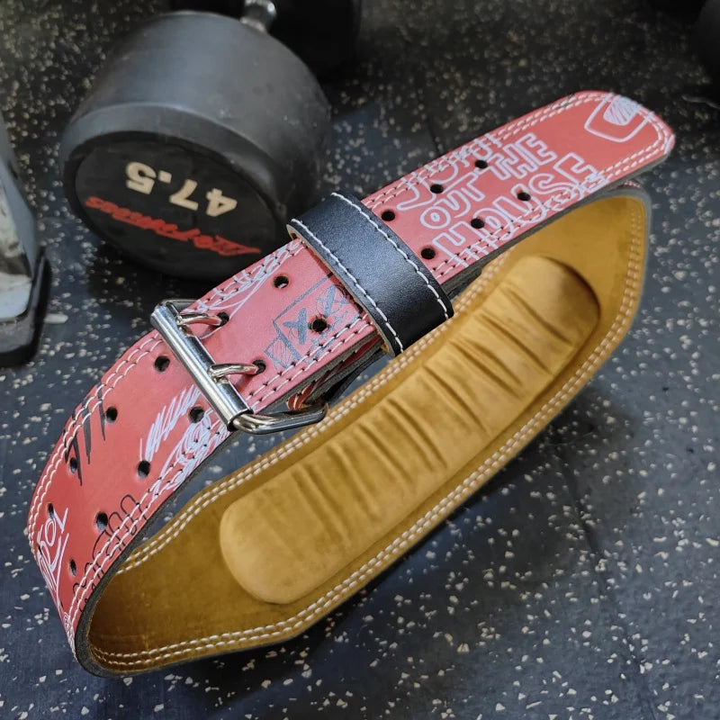 Powerlifting Belt Graffity Red