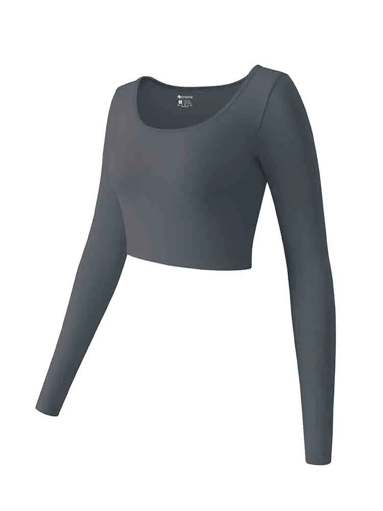Dámský sportovní top s dlouhým rukávem – Seamless Yoga Long Sleeve
