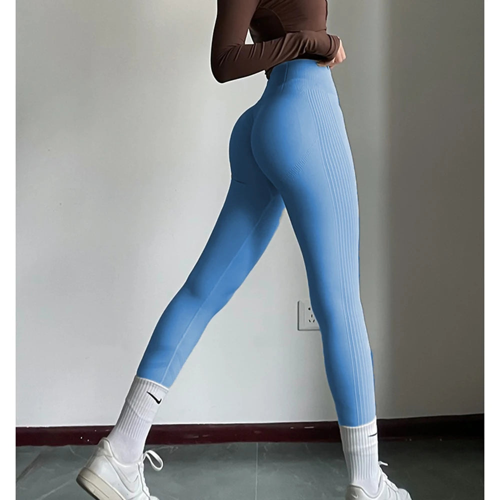 Dámské sportovní legíny s vysokým pasem