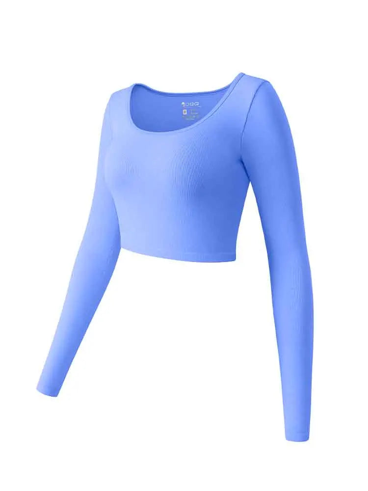Dámský sportovní top s dlouhým rukávem – Seamless Yoga Long Sleeve
